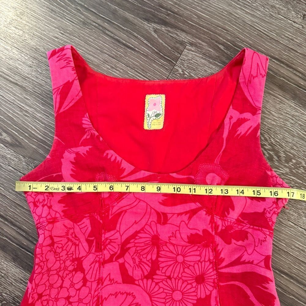 Free People Vintage Linen Blend Mini Dress - Picture 4 of 7